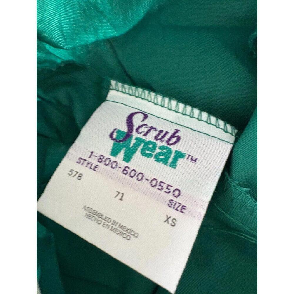 milliken scrub pants xs new with tags green elastic - Picture 2 of 3